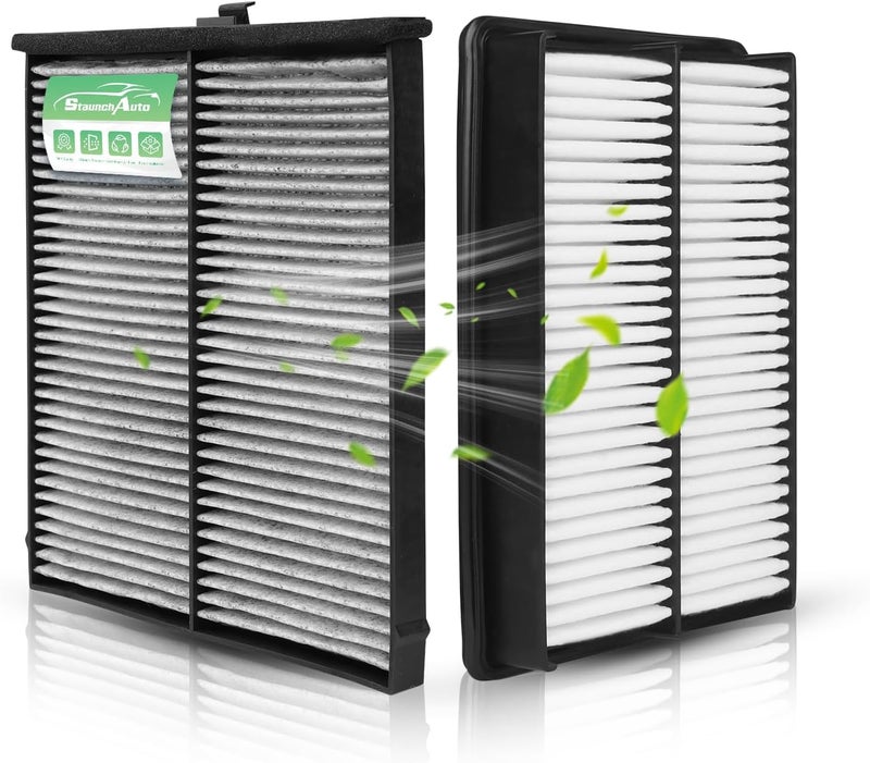 StaunchAuto Engine & Cabin Air Filter for 2014-2018 Mazda 3 (2.0L)/ 2014-2018 Mazda 3 (2.5L)/2014-2021 Mazda 6 (2.5L) Air filter for Car Replacement CF11811 CA11259 Automotive Accessories-2 Pack - Image 1
